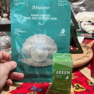 NEW BUNDLE JMsolution Marine Luminous Pearl Deep Moisture Mask